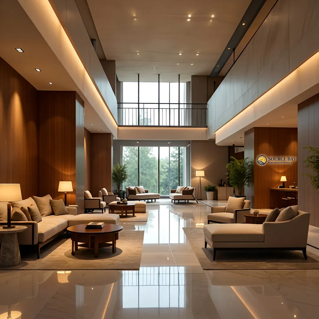 Refurbished commercial lounge interior