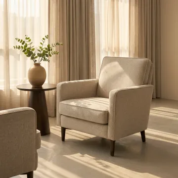 Custom commercial draperies in a refined hospitality interior