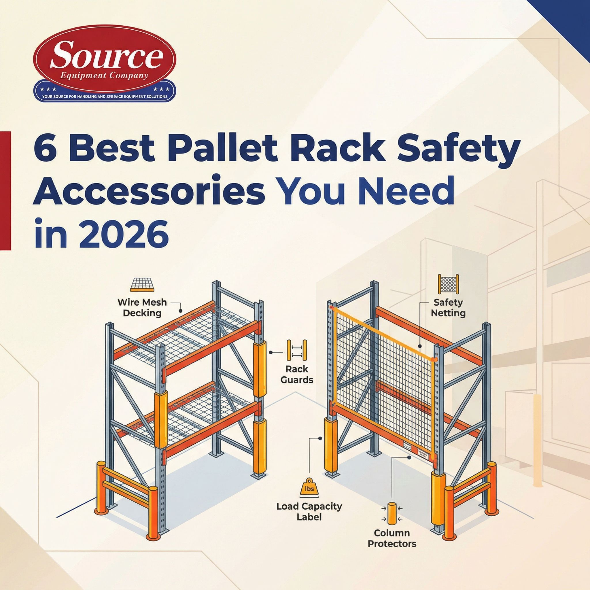 6 Best Pallet Rack Safety Accessories You Need in 2026