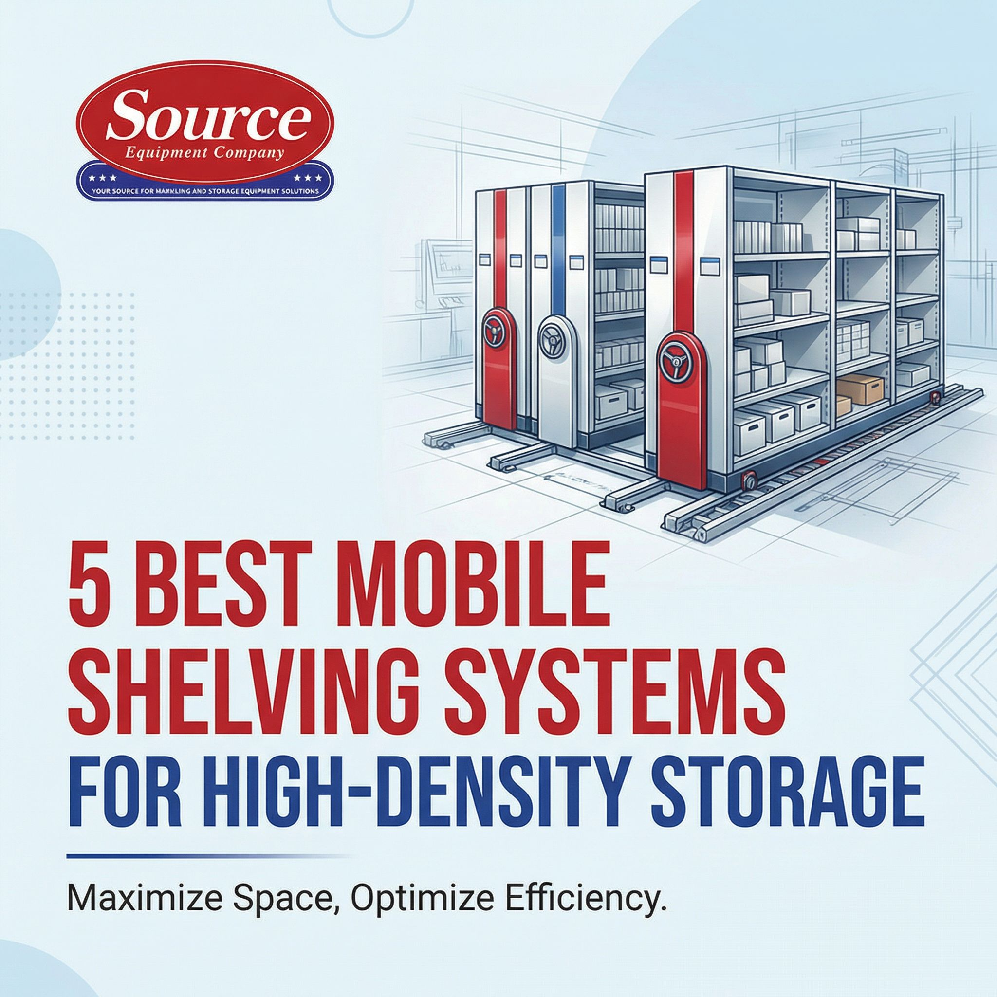5 Best Mobile Shelving Systems for High-Density Storage