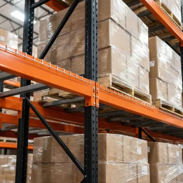 Custom pallet rack solution installed in an Illinois warehouse facility