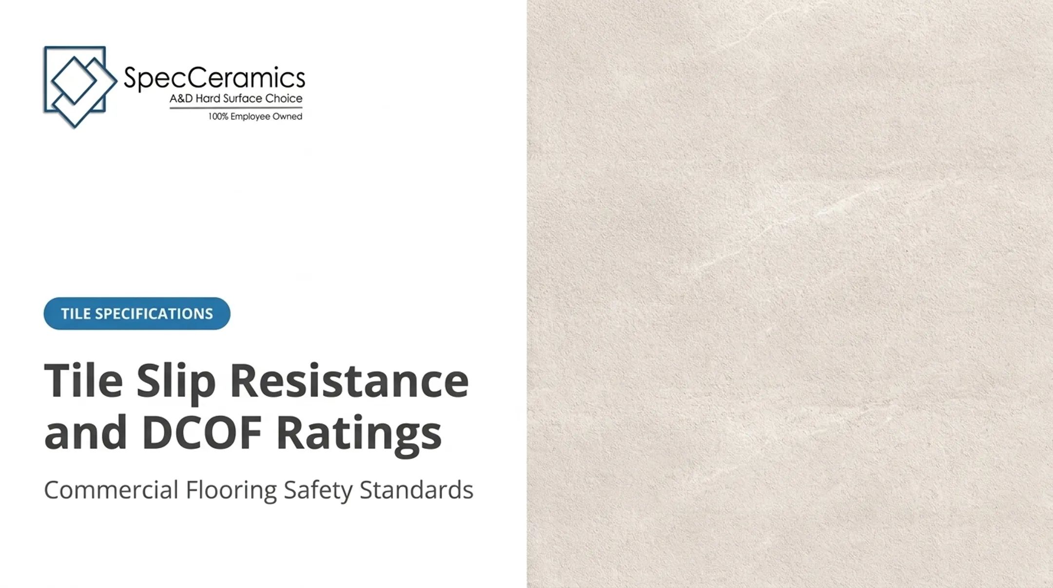 Tile Slip Resistance and DCOF Ratings