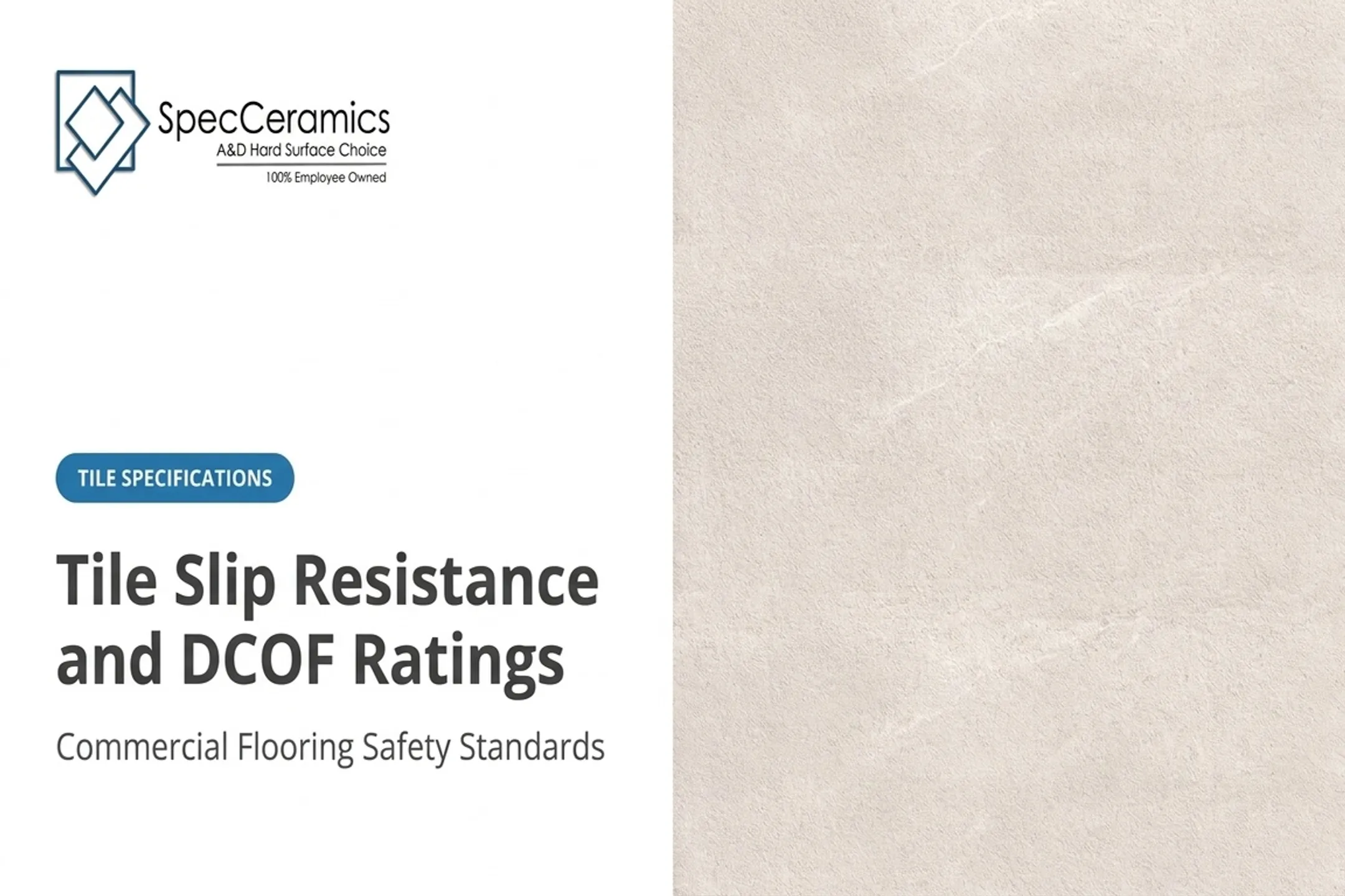 Tile Slip Resistance and DCOF Ratings