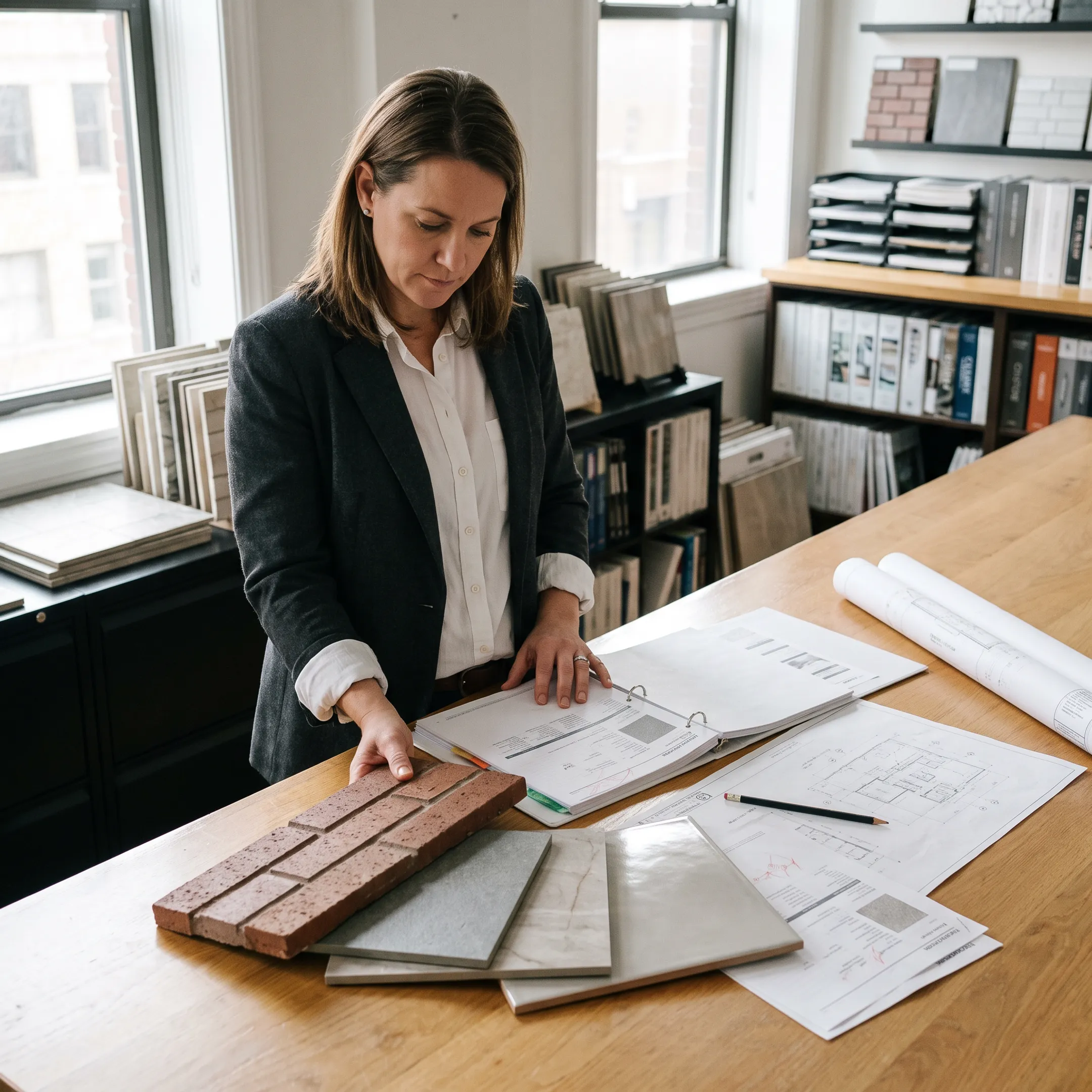 Architectural tile specification workspace
