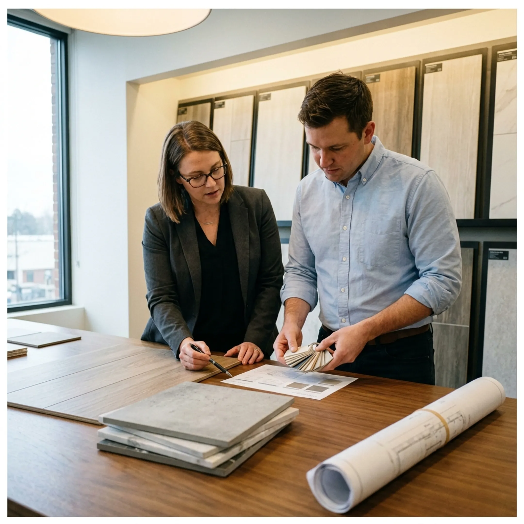 Architectural tile specification workspace