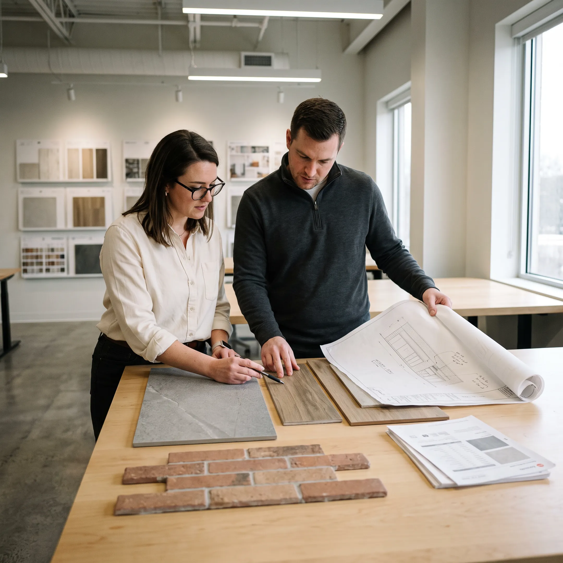 Architectural exterior tile specification