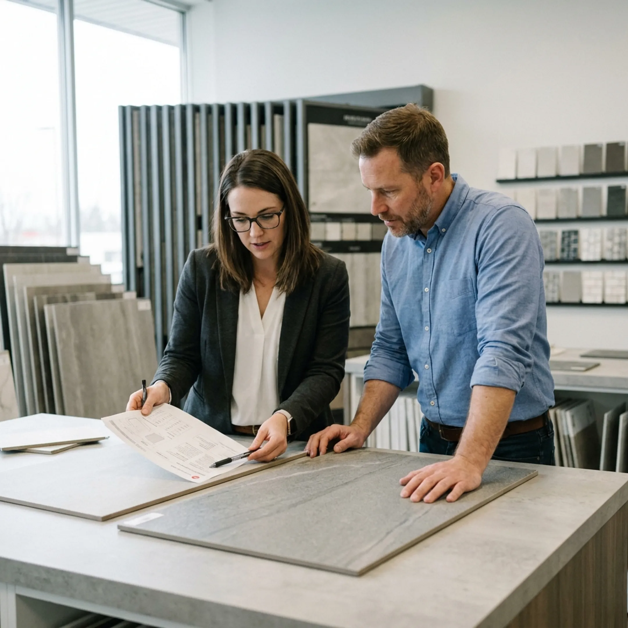 Architects specifying outdoor porcelain tile