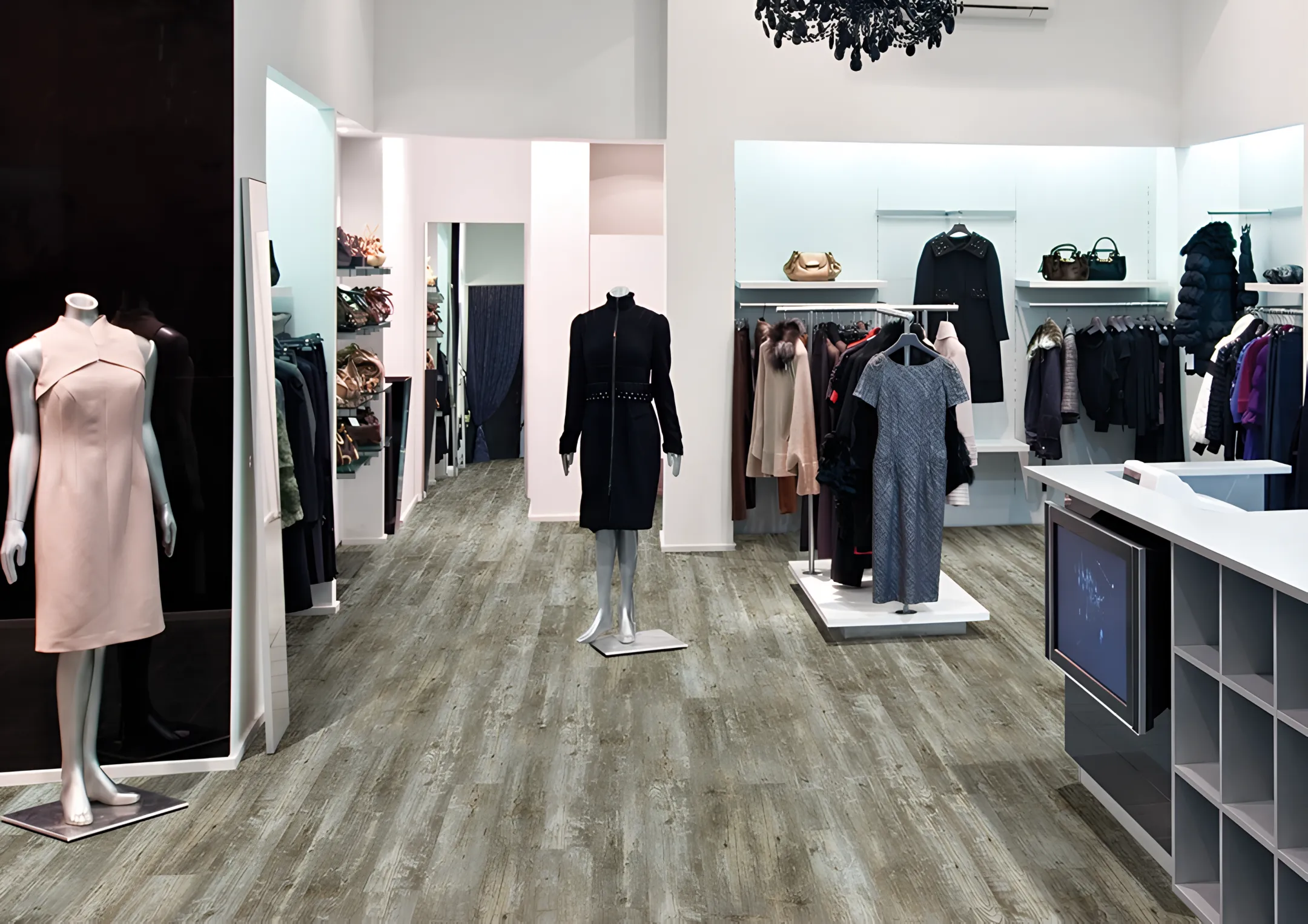 Patterned Luxury Vinyl Tile Flooring