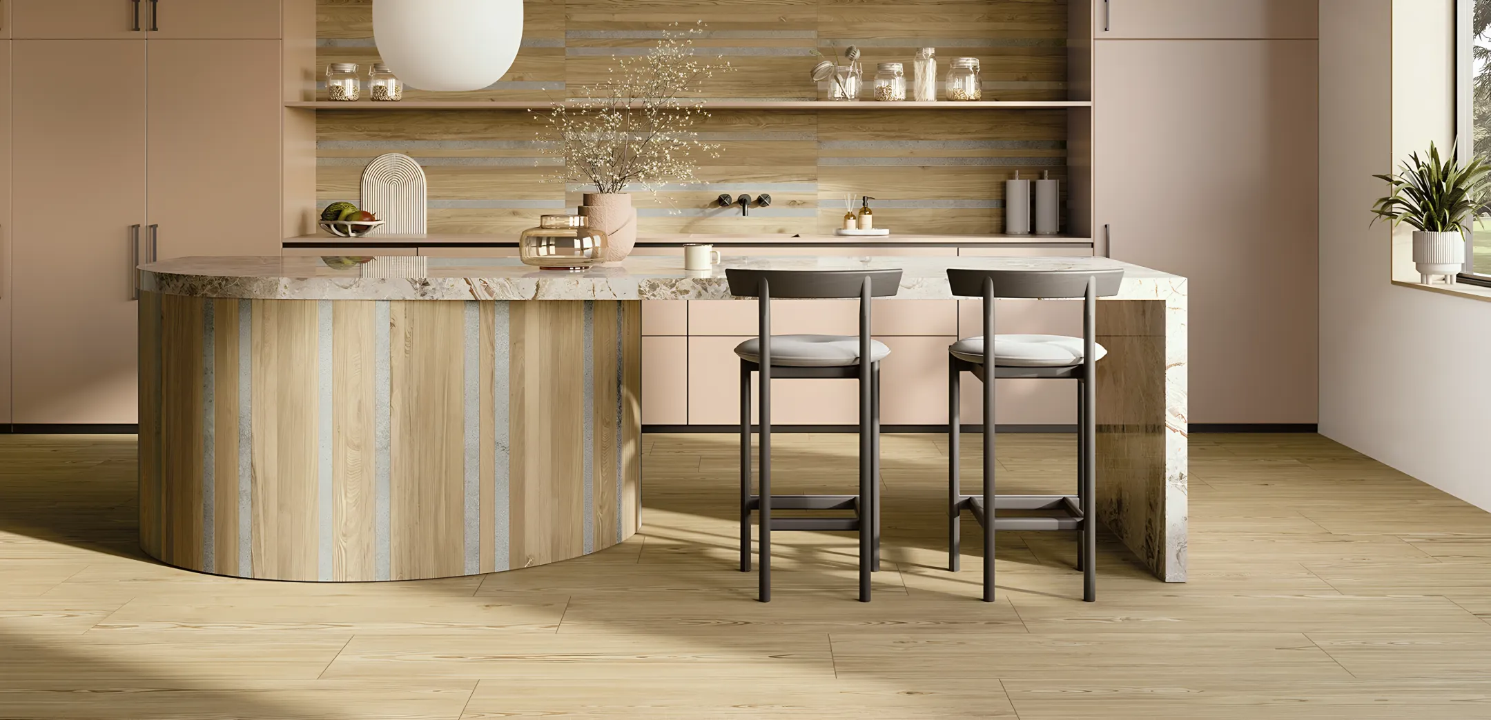 Architectural ceramic flooring design