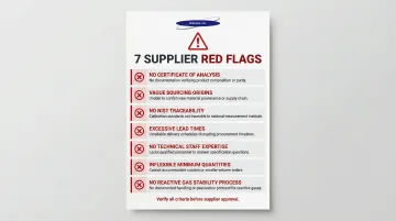 Seven neon supplier red flags warning checklist for procurement teams