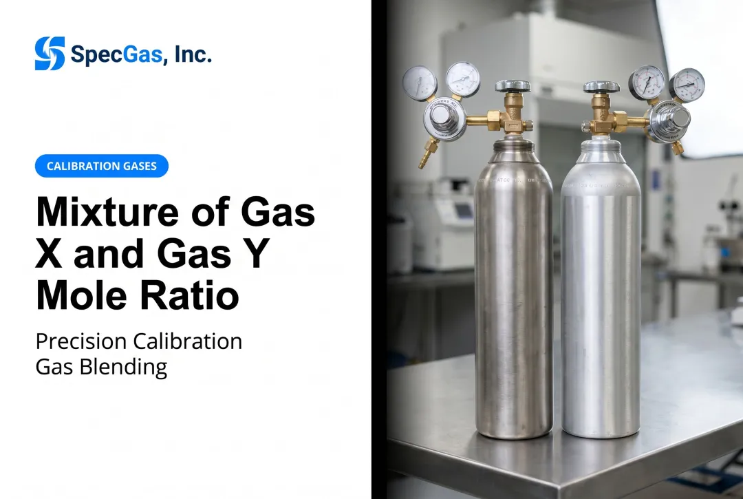 Mixture of Gas X and Gas Y Mole Ratio