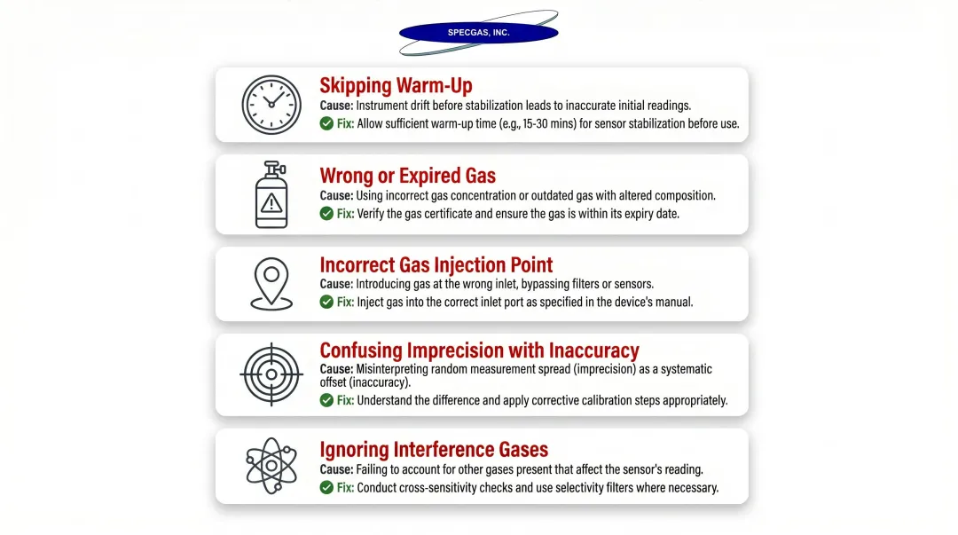 Five common gas analyzer calibration mistakes causes and troubleshooting fixes overview