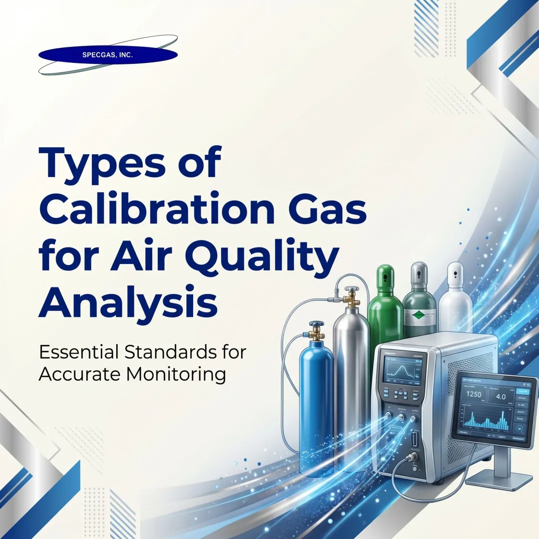 Types of Calibration Gas for Air Quality Analysis