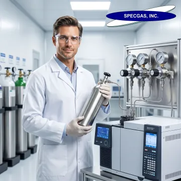 Specialty gas blending for deposition applications