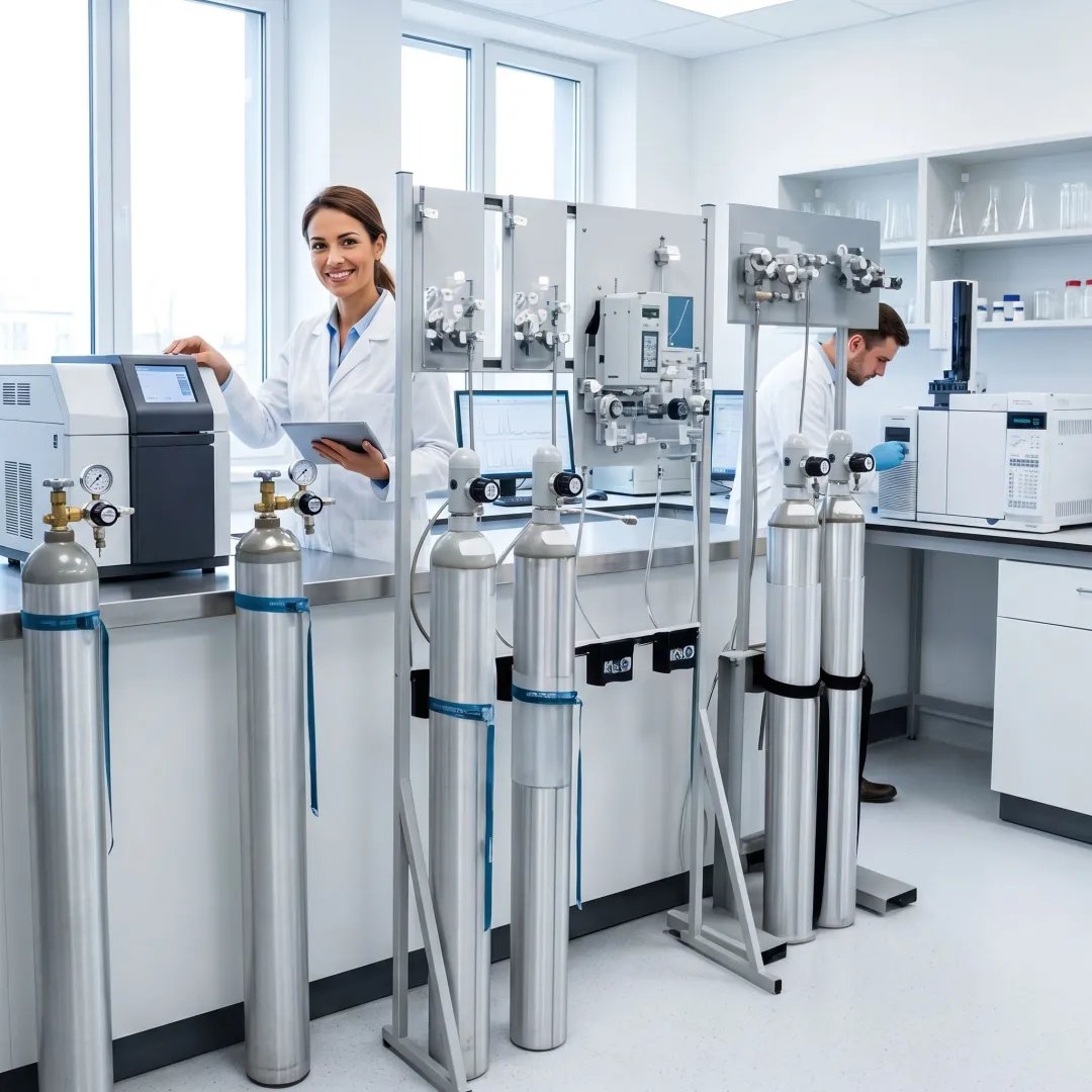 Custom gas cylinders for university laboratory research