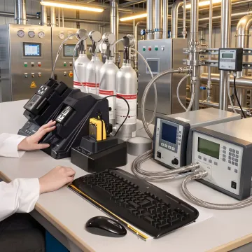 CEMS calibration gas cylinders for emissions monitoring