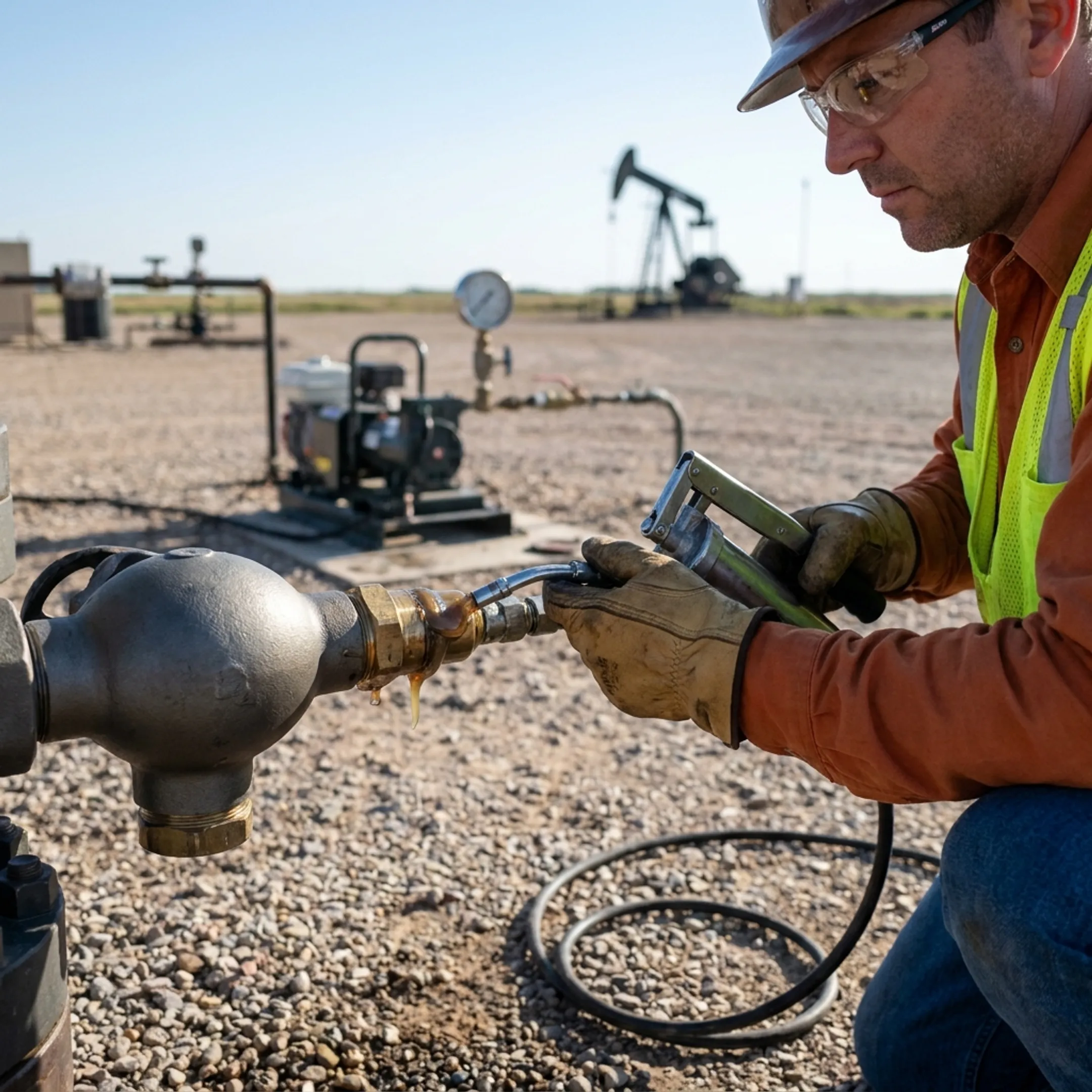 Production Operations grease application