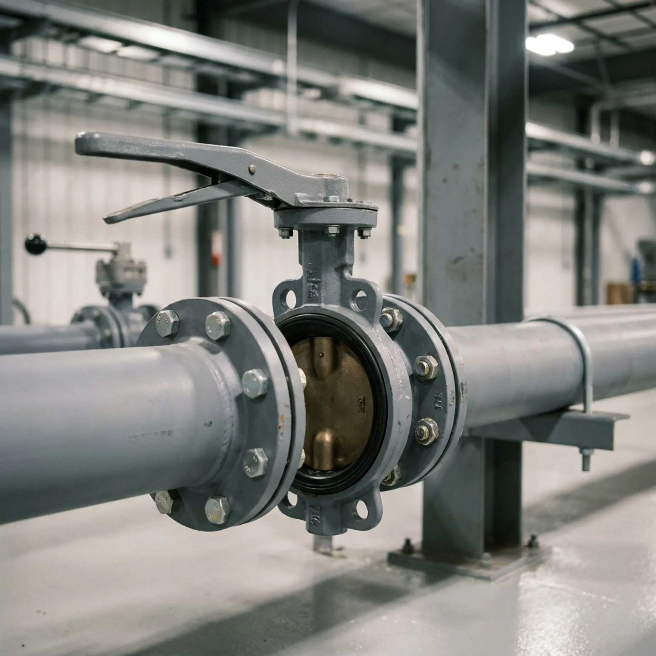 Industrial Manufacturing butterfly valve application