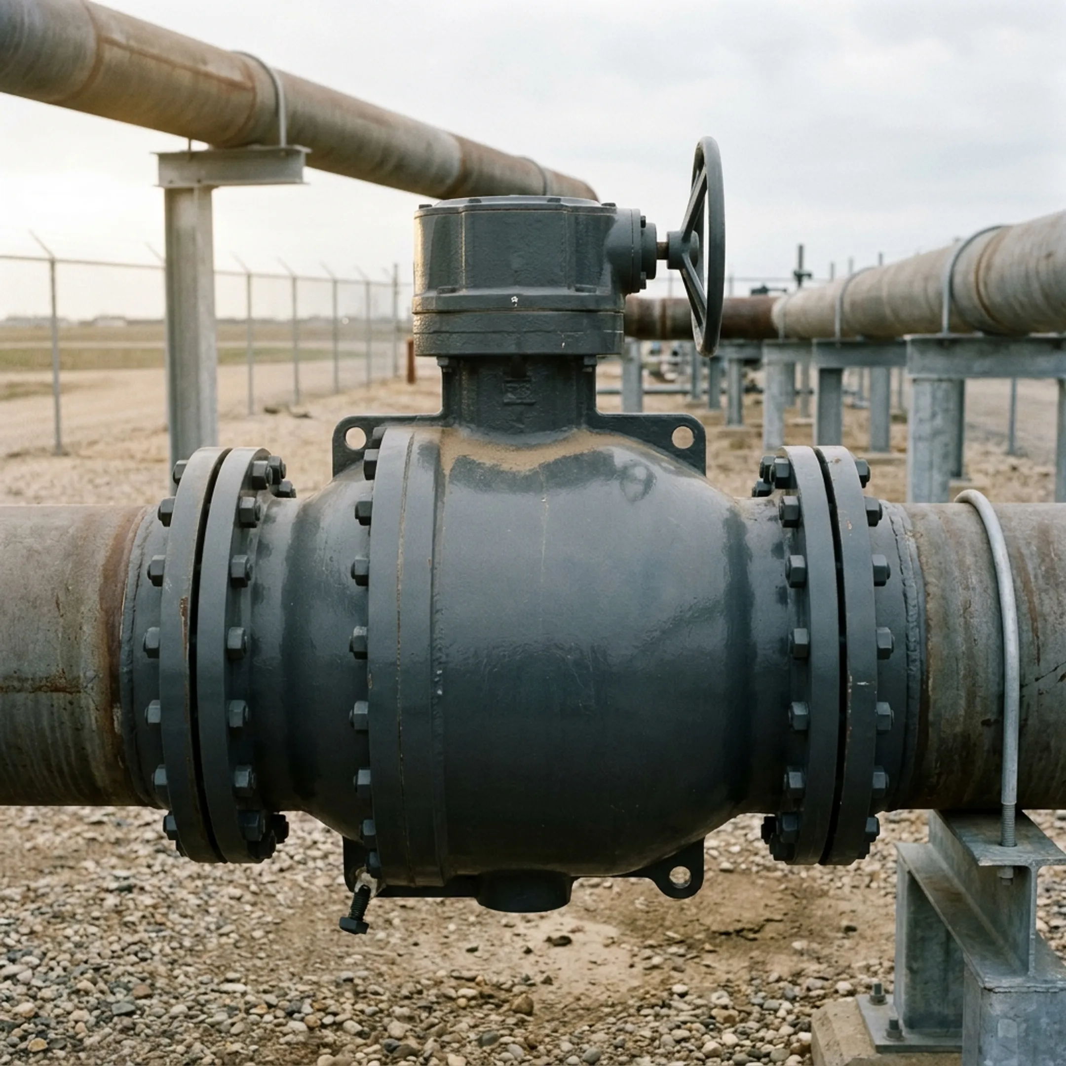 Pipeline and Fluid Management butterfly valve application