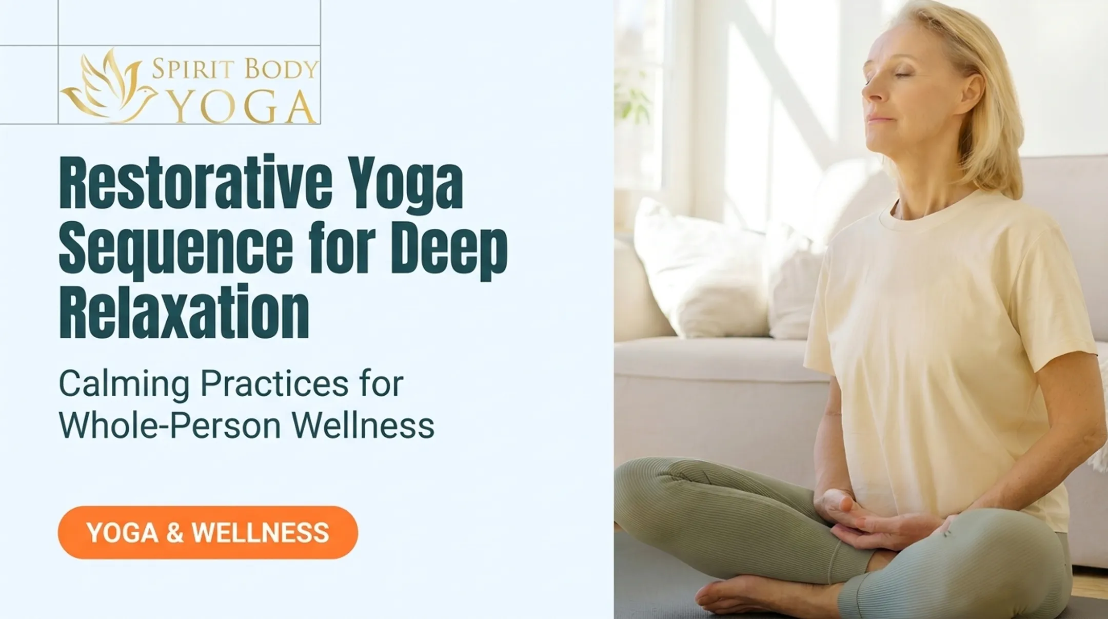 Restorative Yoga Sequence for Deep Relaxation
