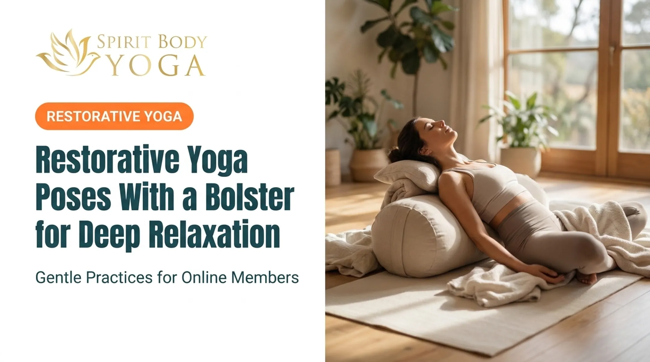 Restorative Yoga Poses With a Bolster for Deep Relaxation