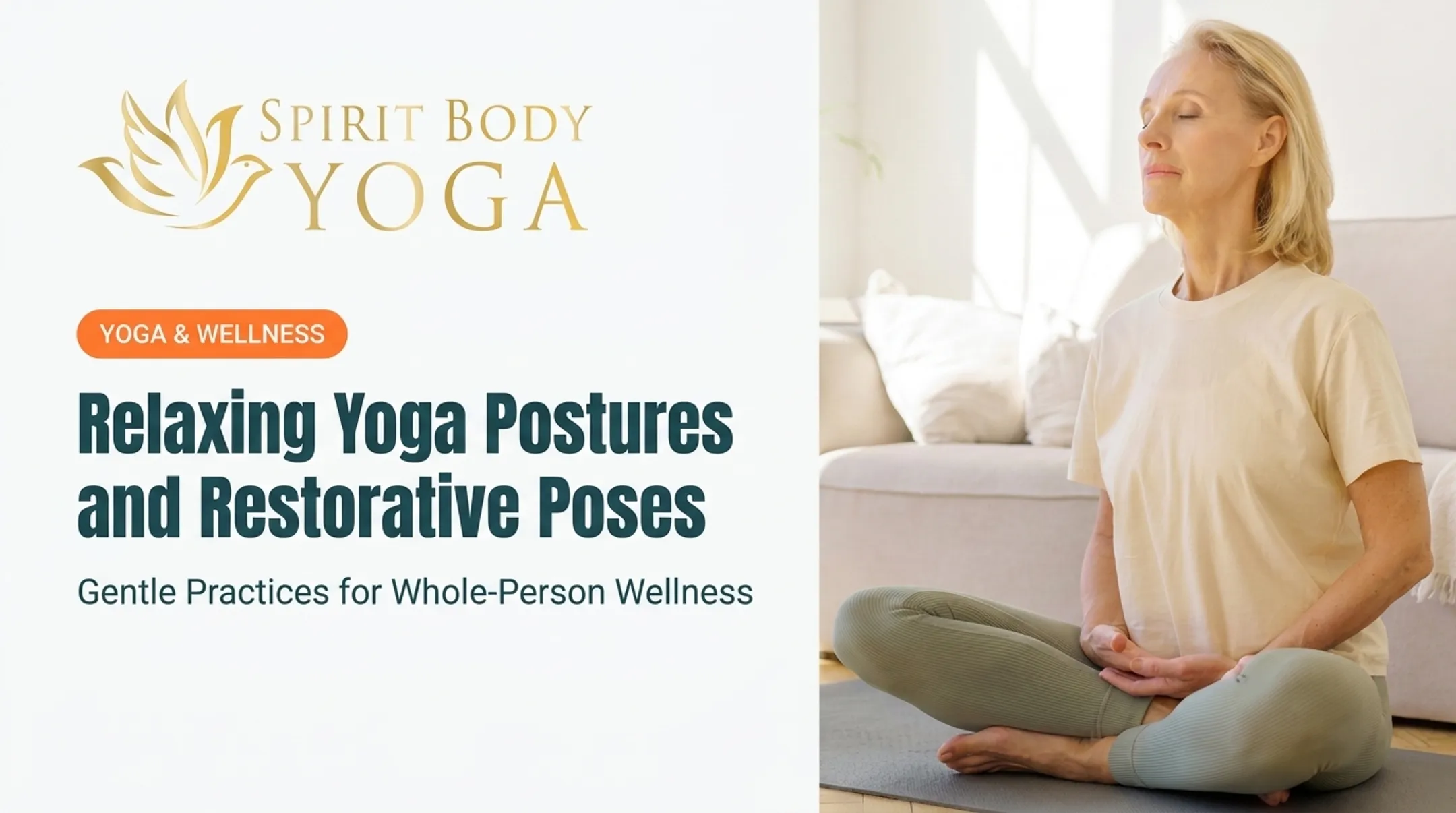 Relaxing Yoga Postures and Restorative Poses