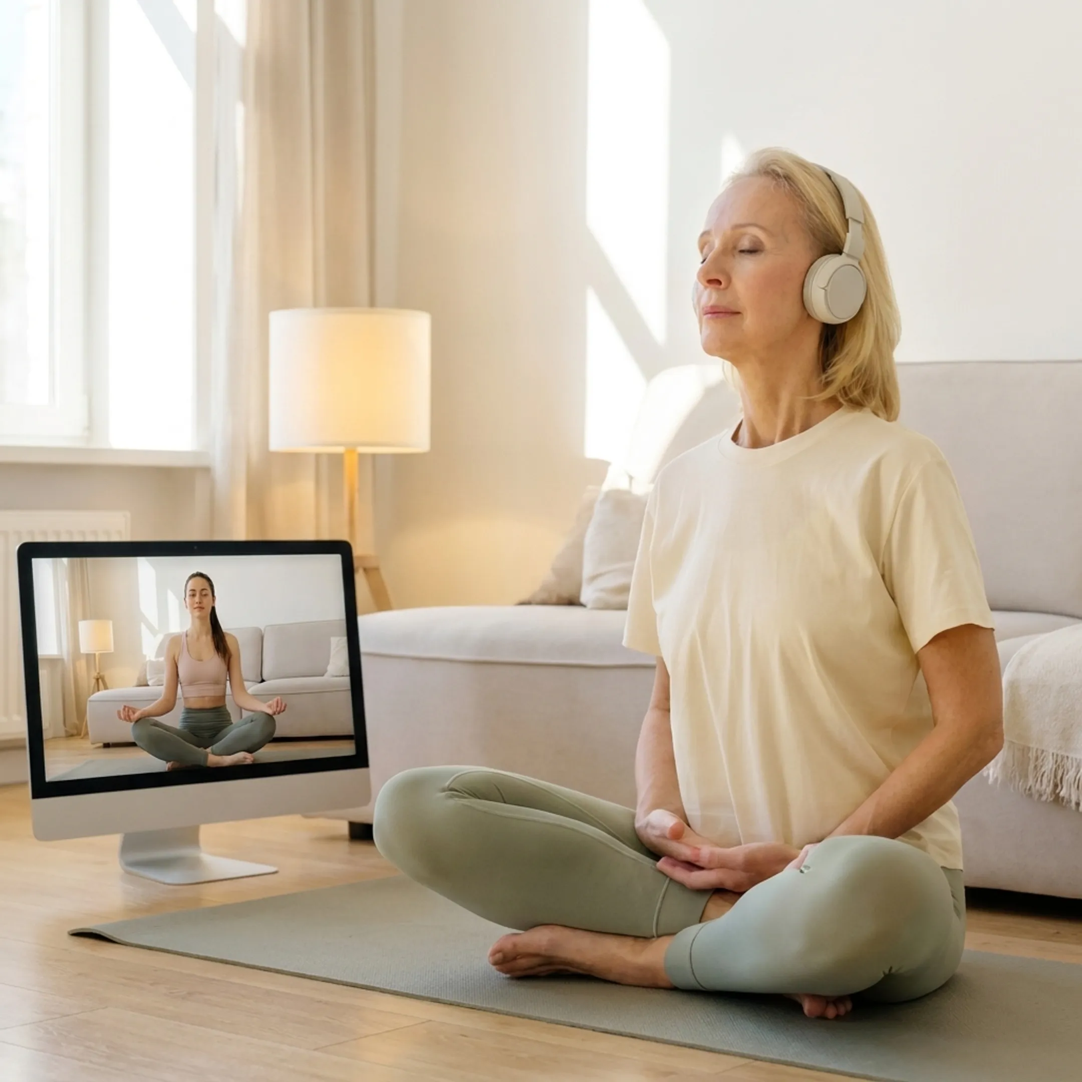 Guided online meditation practice