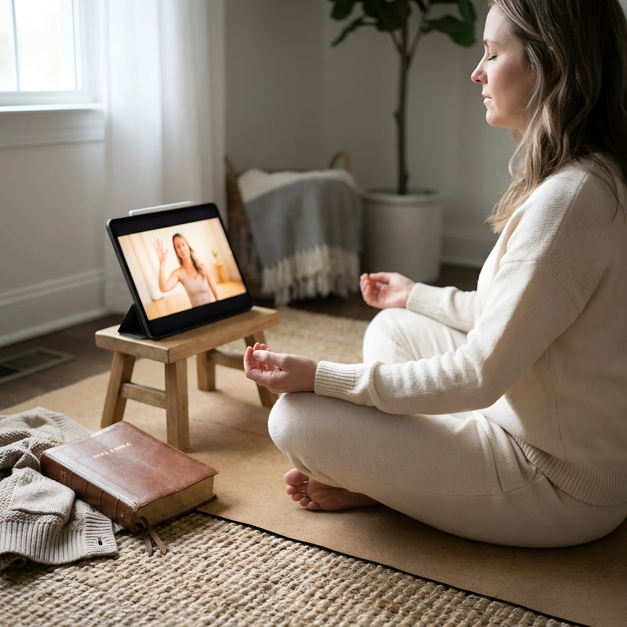 Christian guided meditation practice online