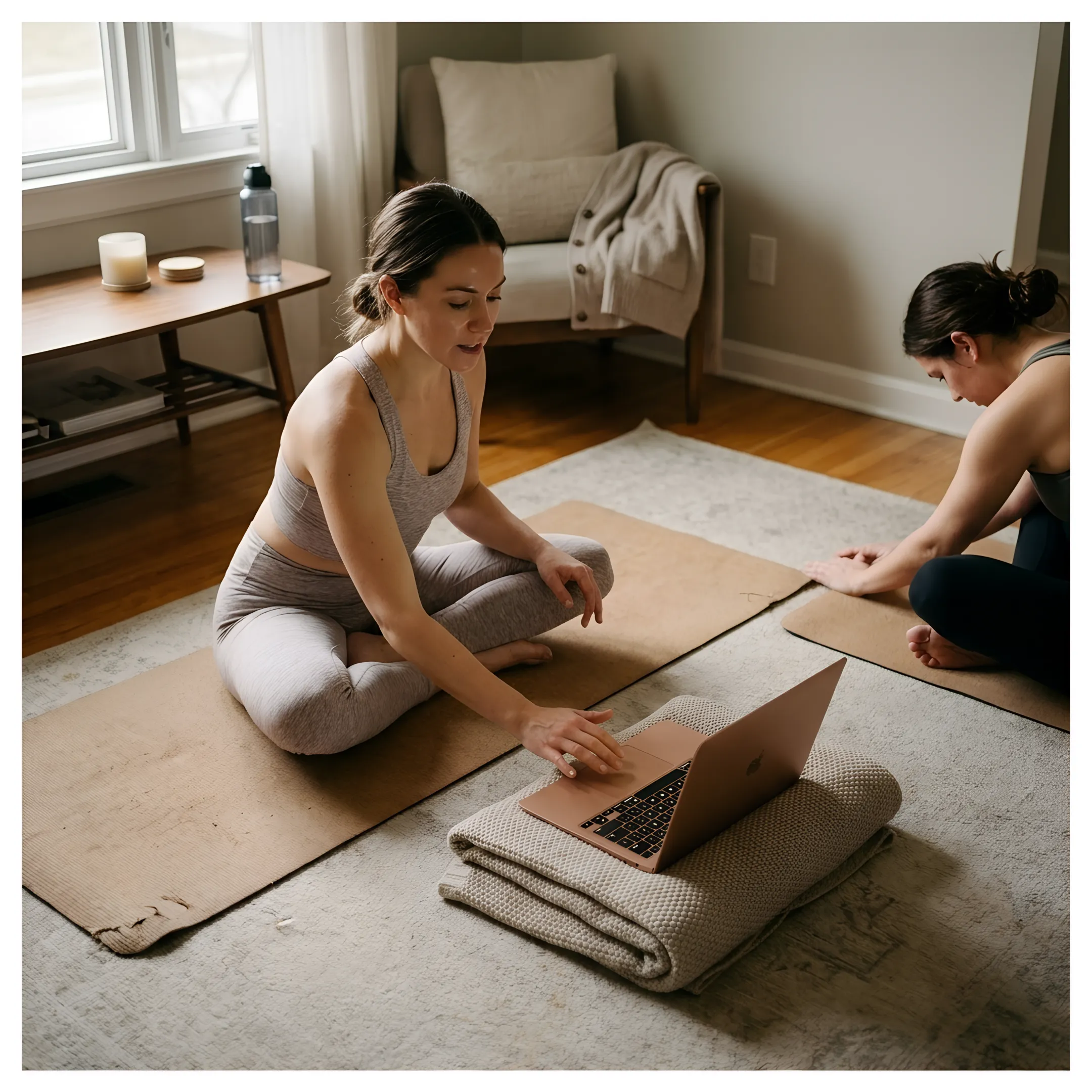 Guided virtual Christian yoga practice