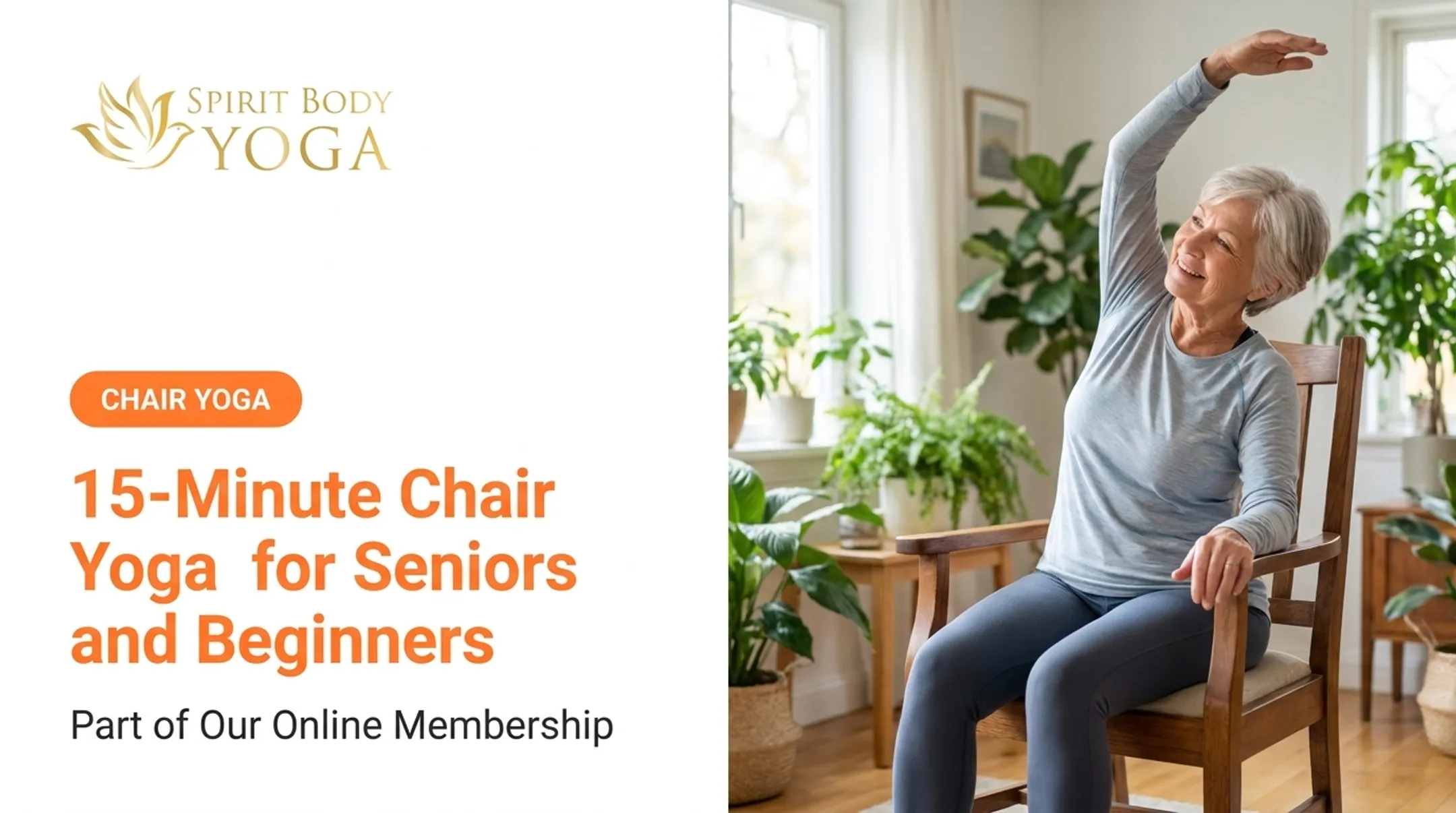 15-Minute Chair Yoga for Seniors and Beginners