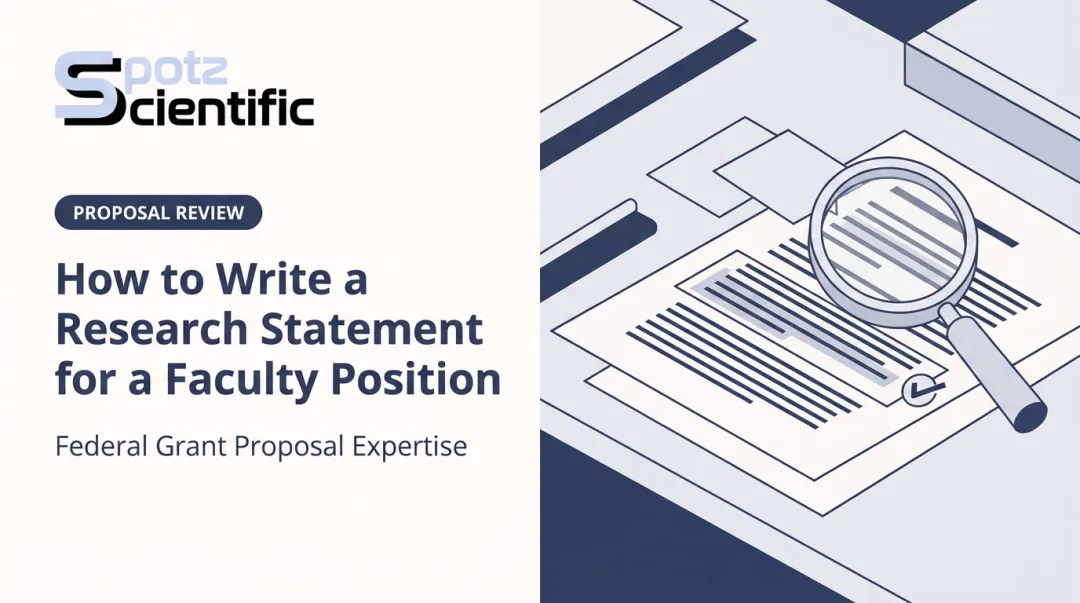How to Write a Research Statement for a Faculty Position