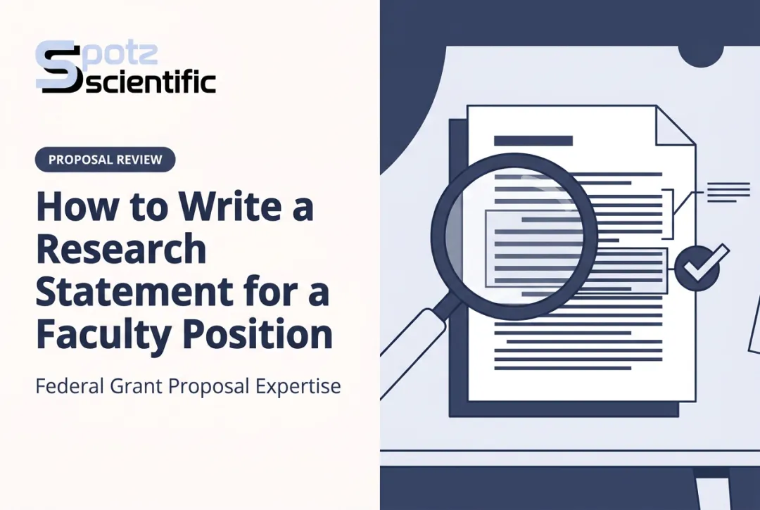 How to Write a Research Statement for a Faculty Position