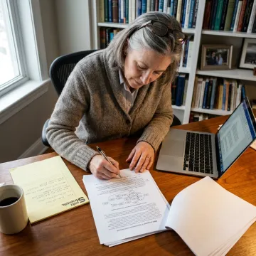 SBIR grant consultant reviewing proposal