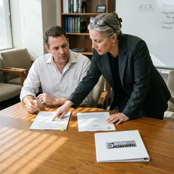 Research development consultant advising on proposal strategy