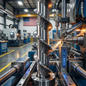 Precision custom bandsaw blades being manufactured in Ohio facility