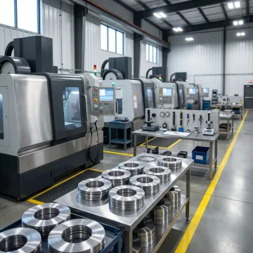 Industrial manufacturing facility producing custom wire saw blades in Pennsylvania