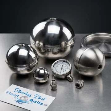 Pressure-tested stainless steel float balls