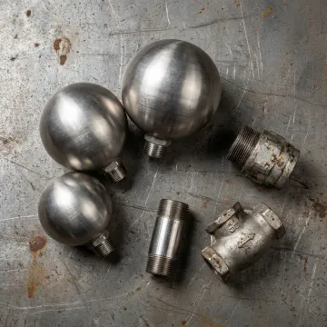 316 stainless steel float balls in industrial liquid system