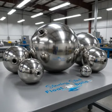 Polished stainless steel sanitary float balls