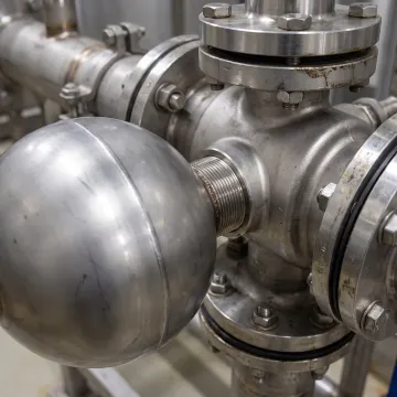 Stainless steel ball float valve component
