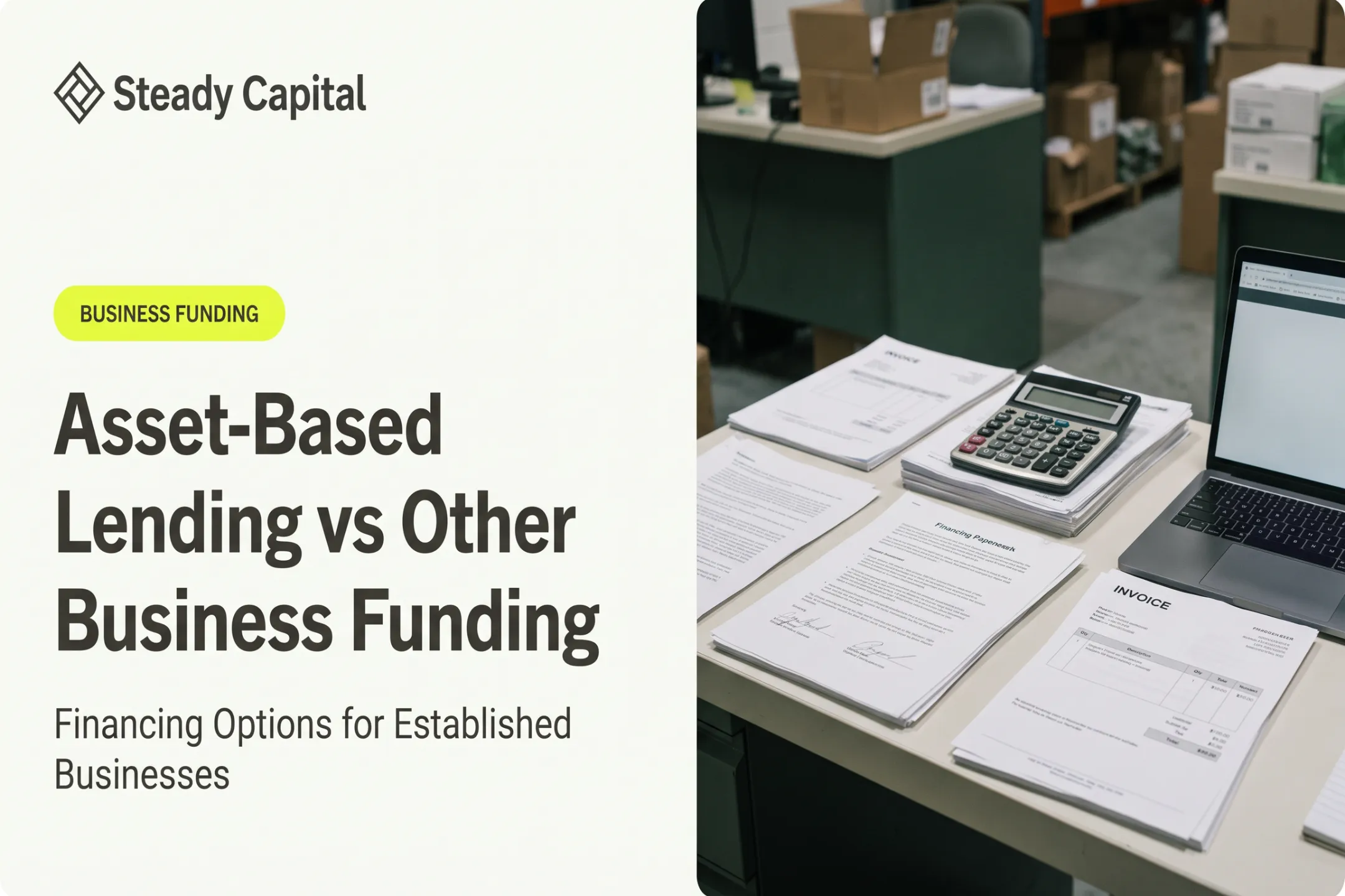 Asset-Based Lending vs Other Business Funding