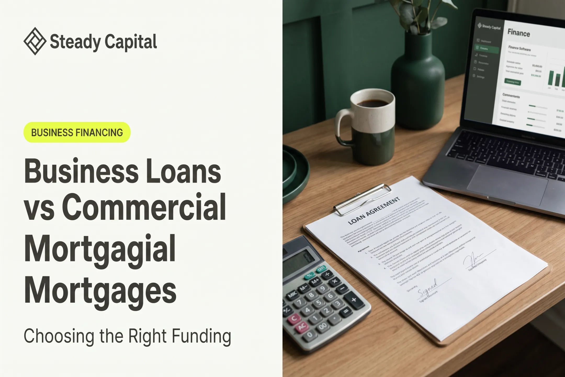 Business Loans vs Commercial Mortgages