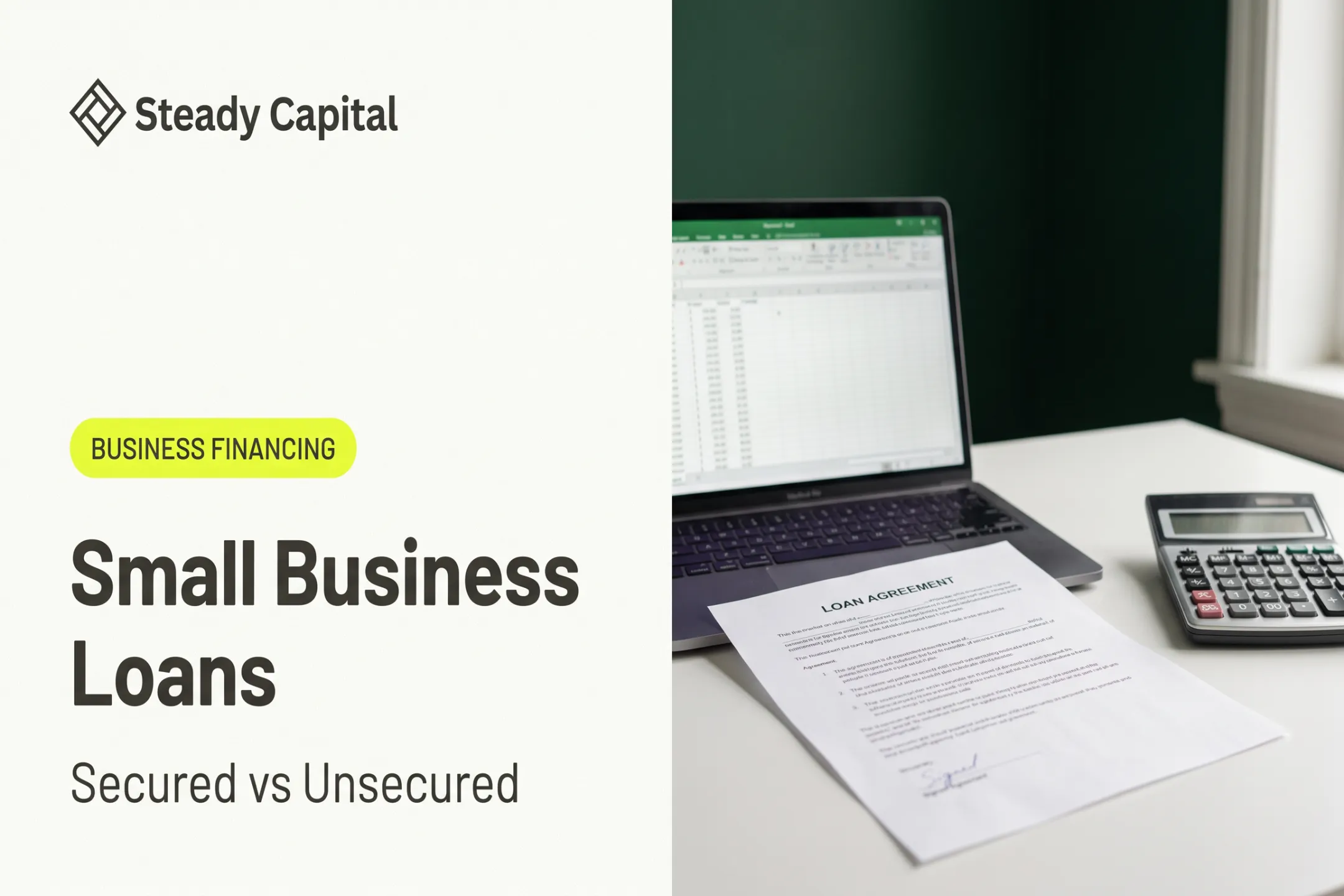 Small Business Loans: Secured vs Unsecured