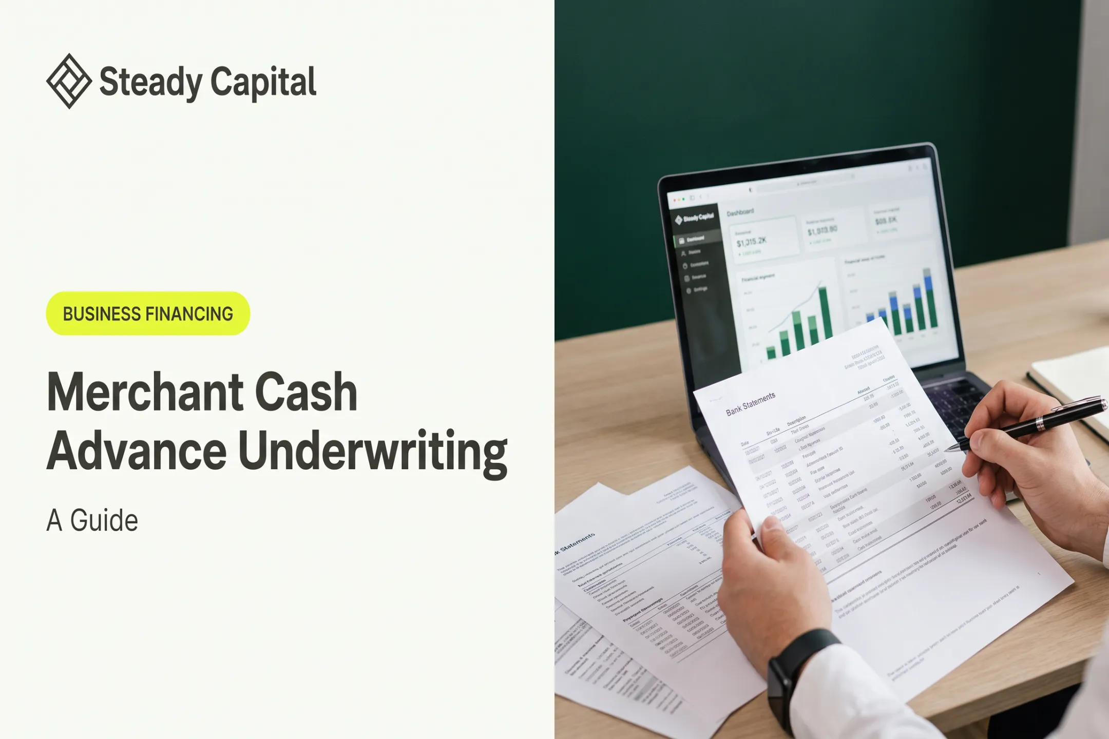Merchant Cash Advance Underwriting: A Guide