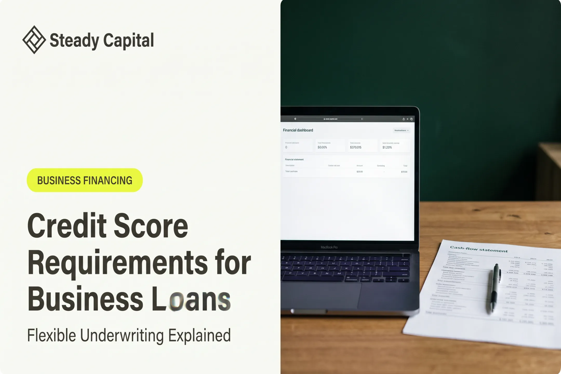Credit Score Requirements for Business Loans