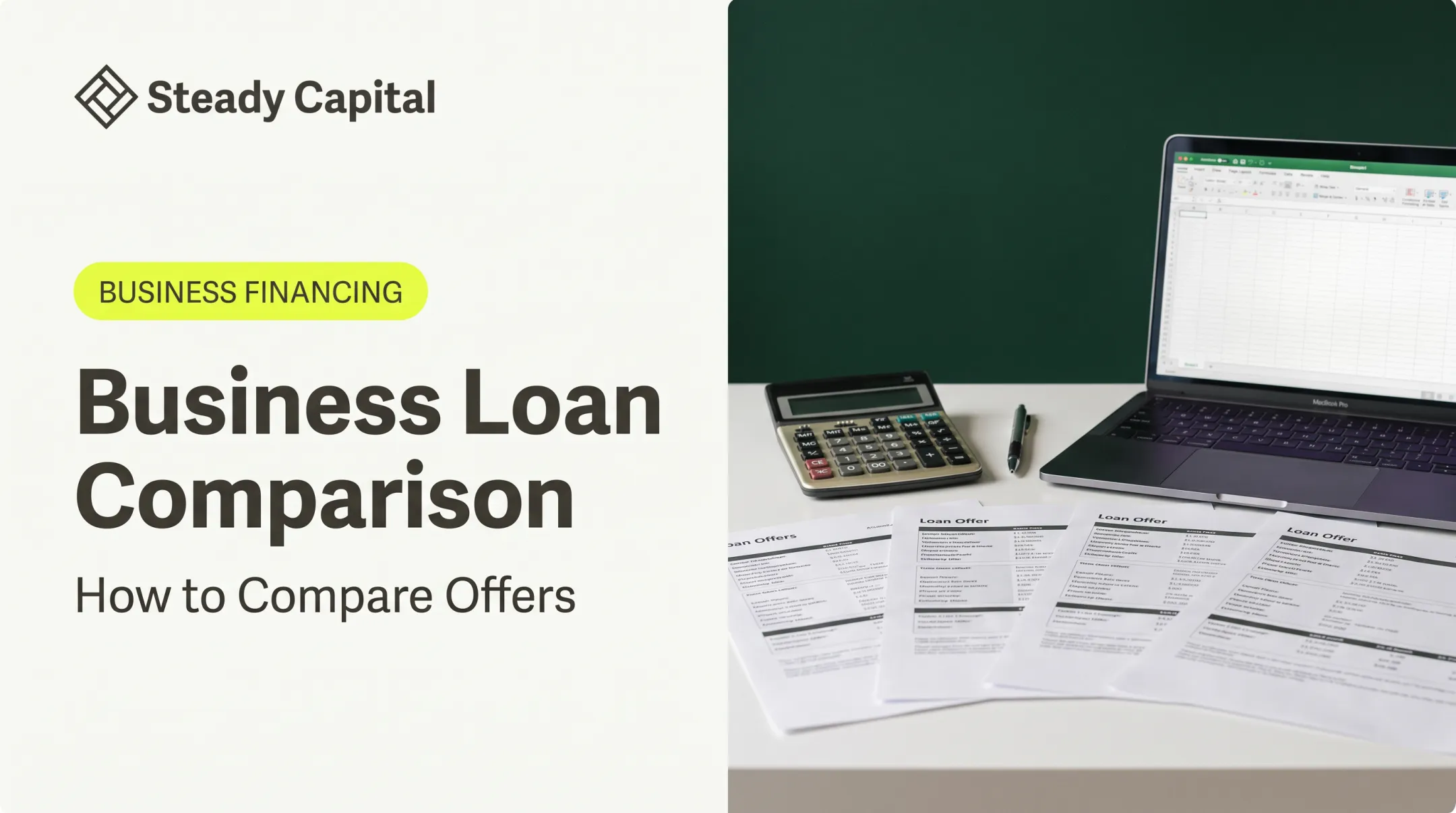 Business Loan Comparison: How to Compare Offers