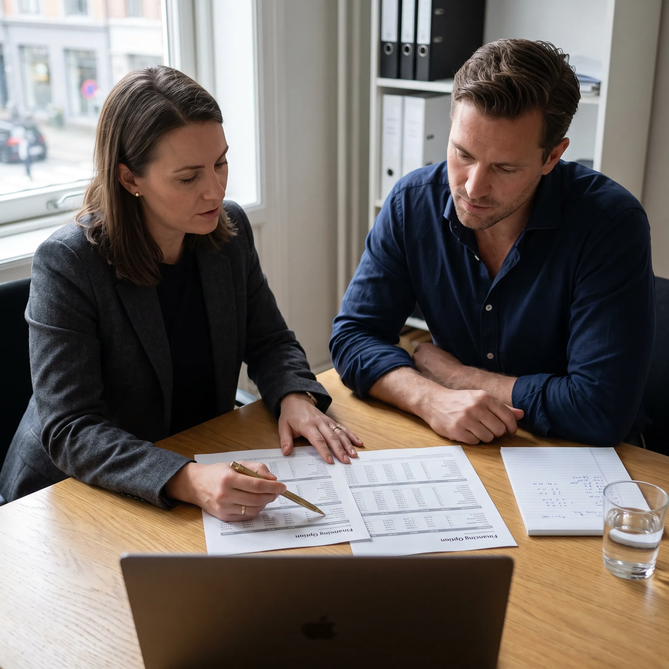 New York entrepreneur reviewing business funding options