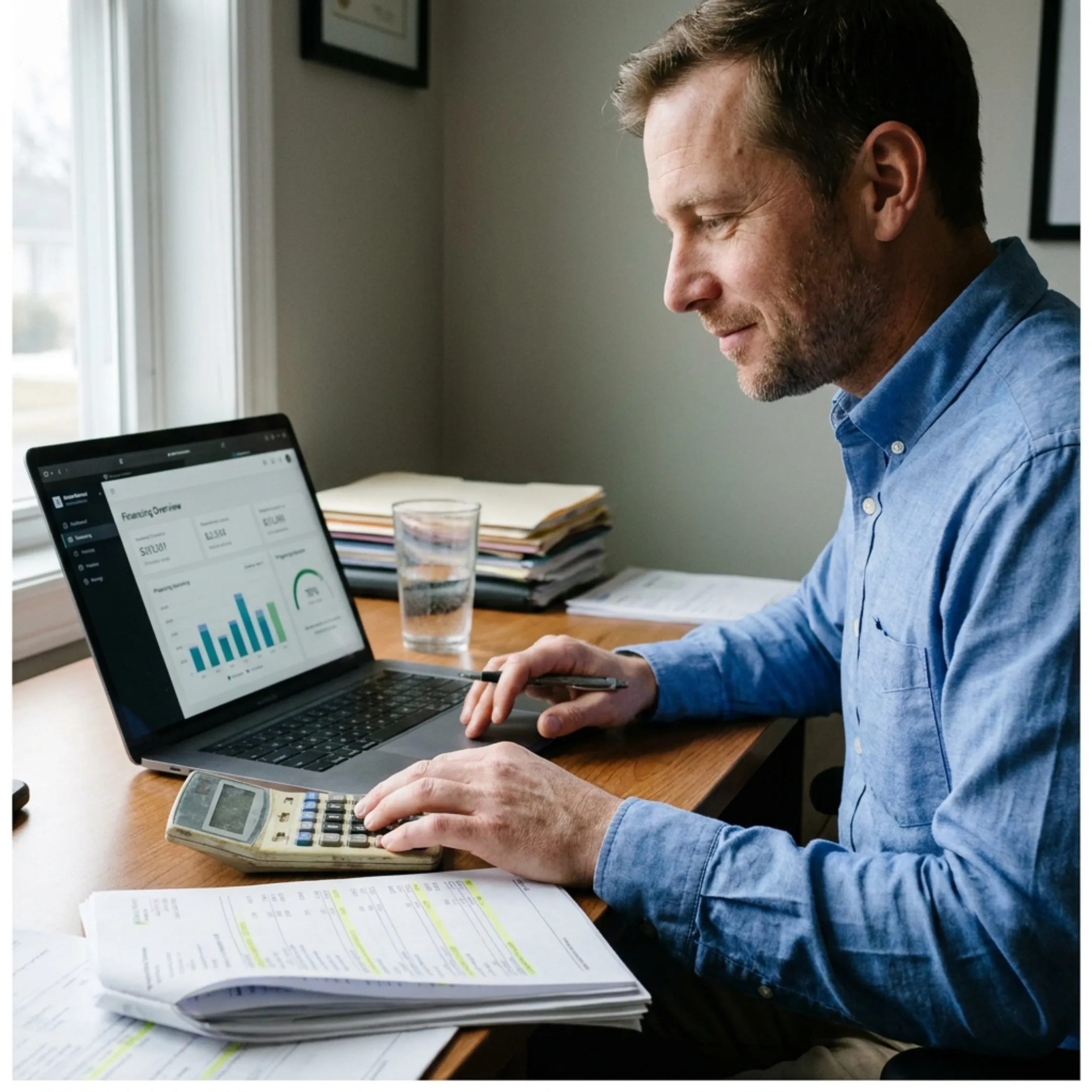 Small business owner exploring growth financing