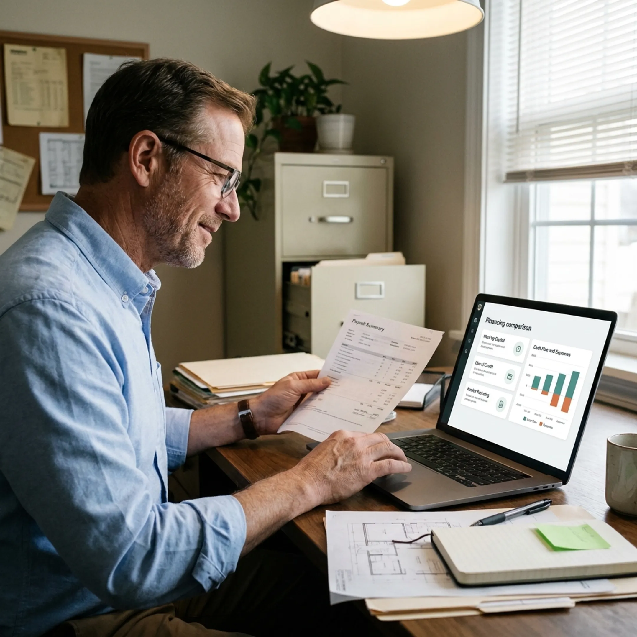 Missouri business owner planning working capital needs