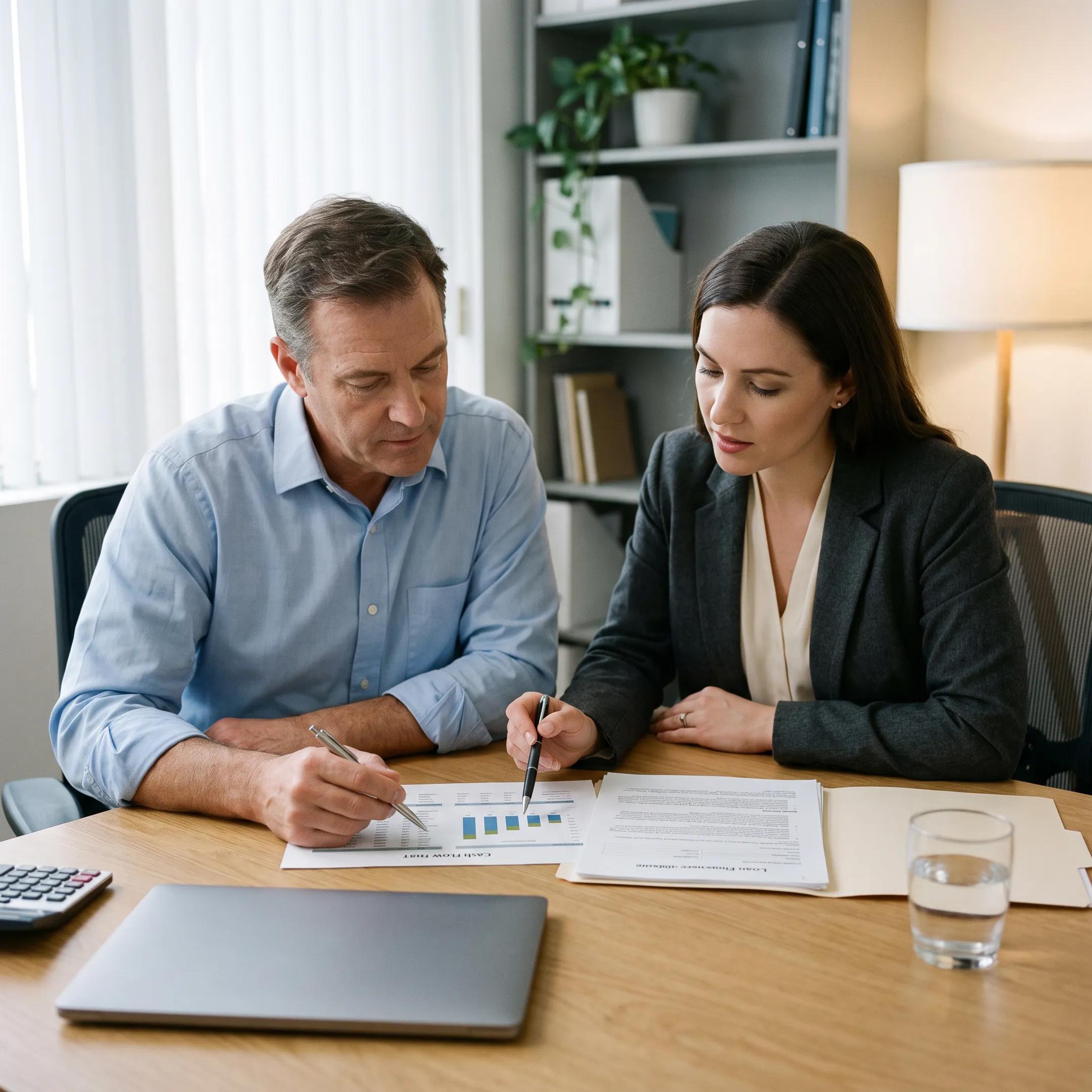 Missouri small business owner reviewing financing options with an advisor